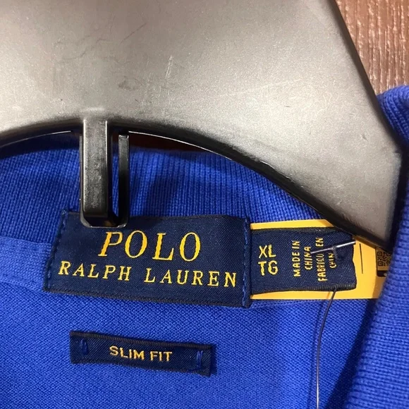 NWT - Ralph Lauren Women's Short Sleeve Polo, Iris Blue - XL/TG Slim Fit - Picture 7 of 10